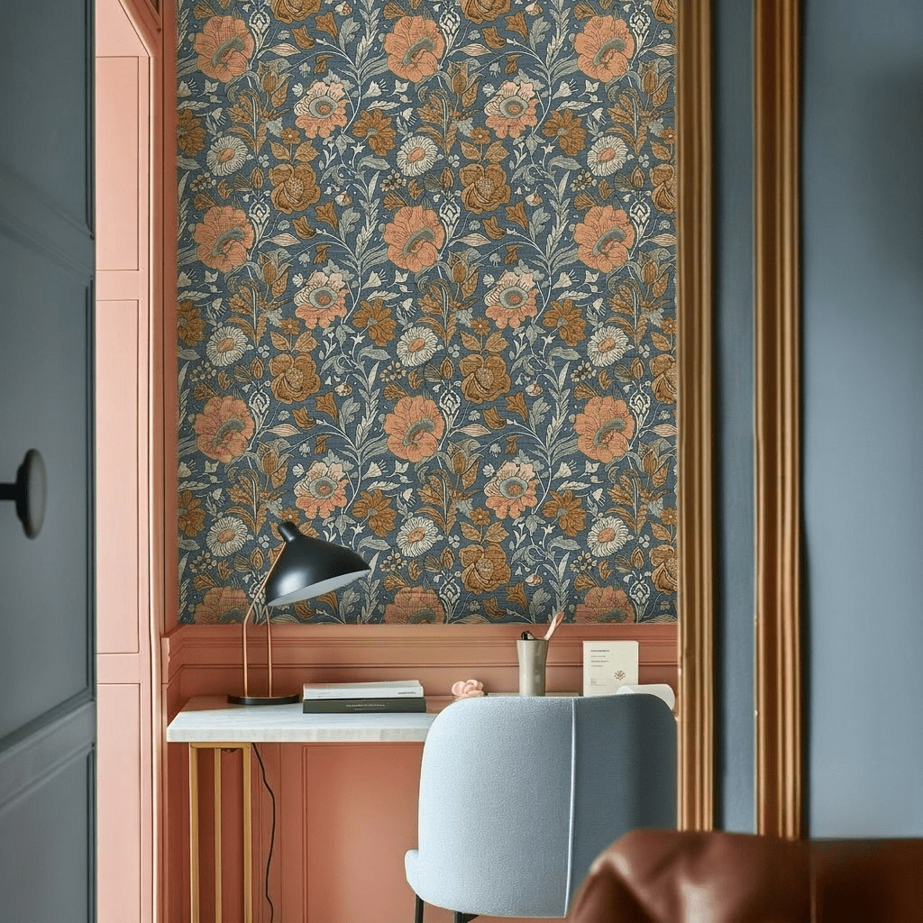 Callaway Faux Grasscloth Wallpaper - Benton Lane Home - Painted Paper
