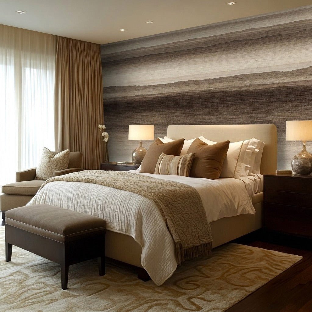 Calliope Faux Grasscloth Wallpaper - Painted Paper