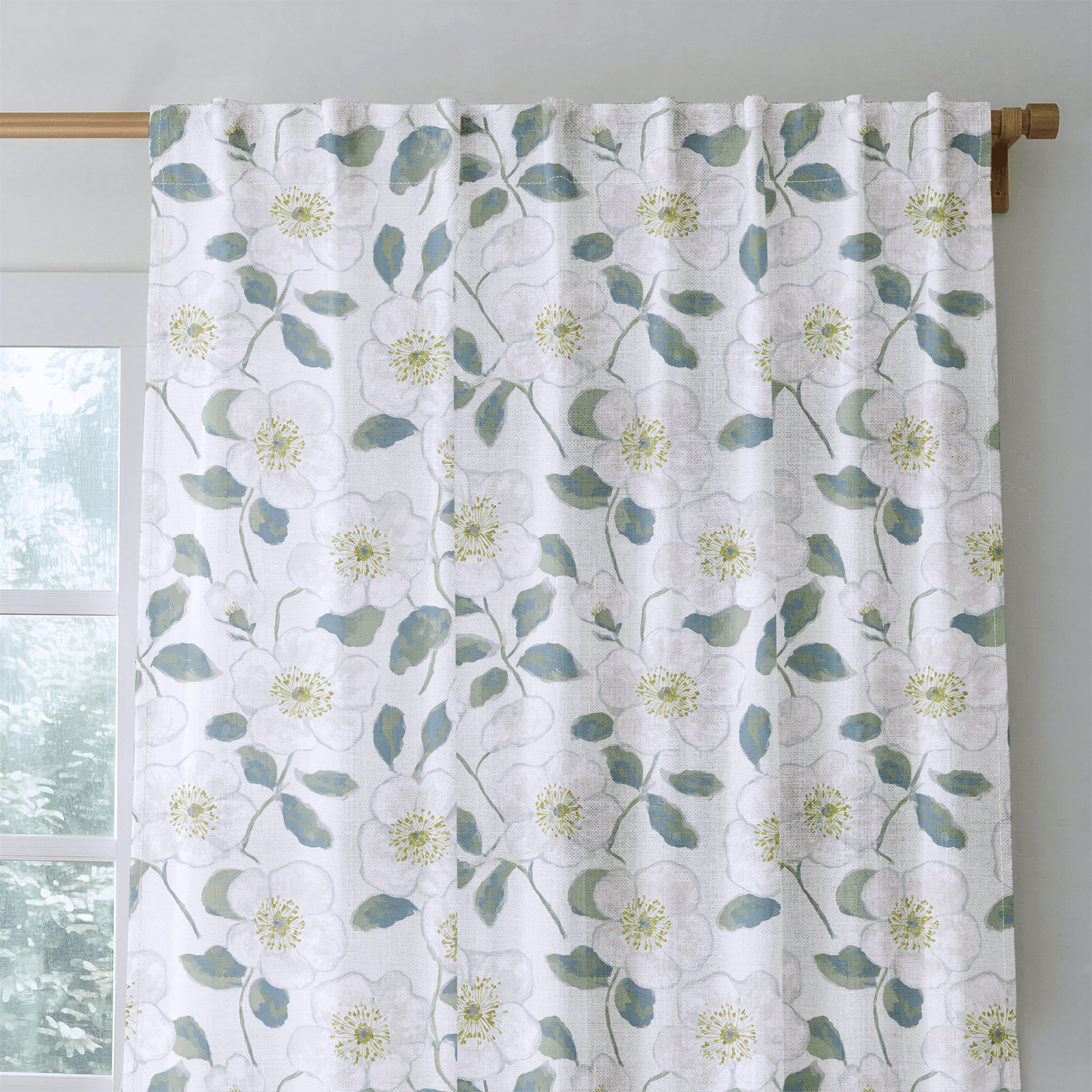Camellia Coast - Drapery - Benton Lane Home - Lemon Park