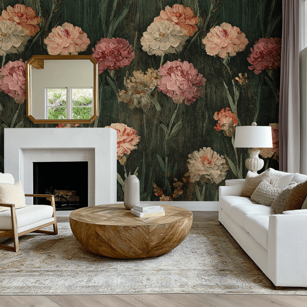 Camellia Grace - Wall Mural - Benton Lane Home - Lemon Park