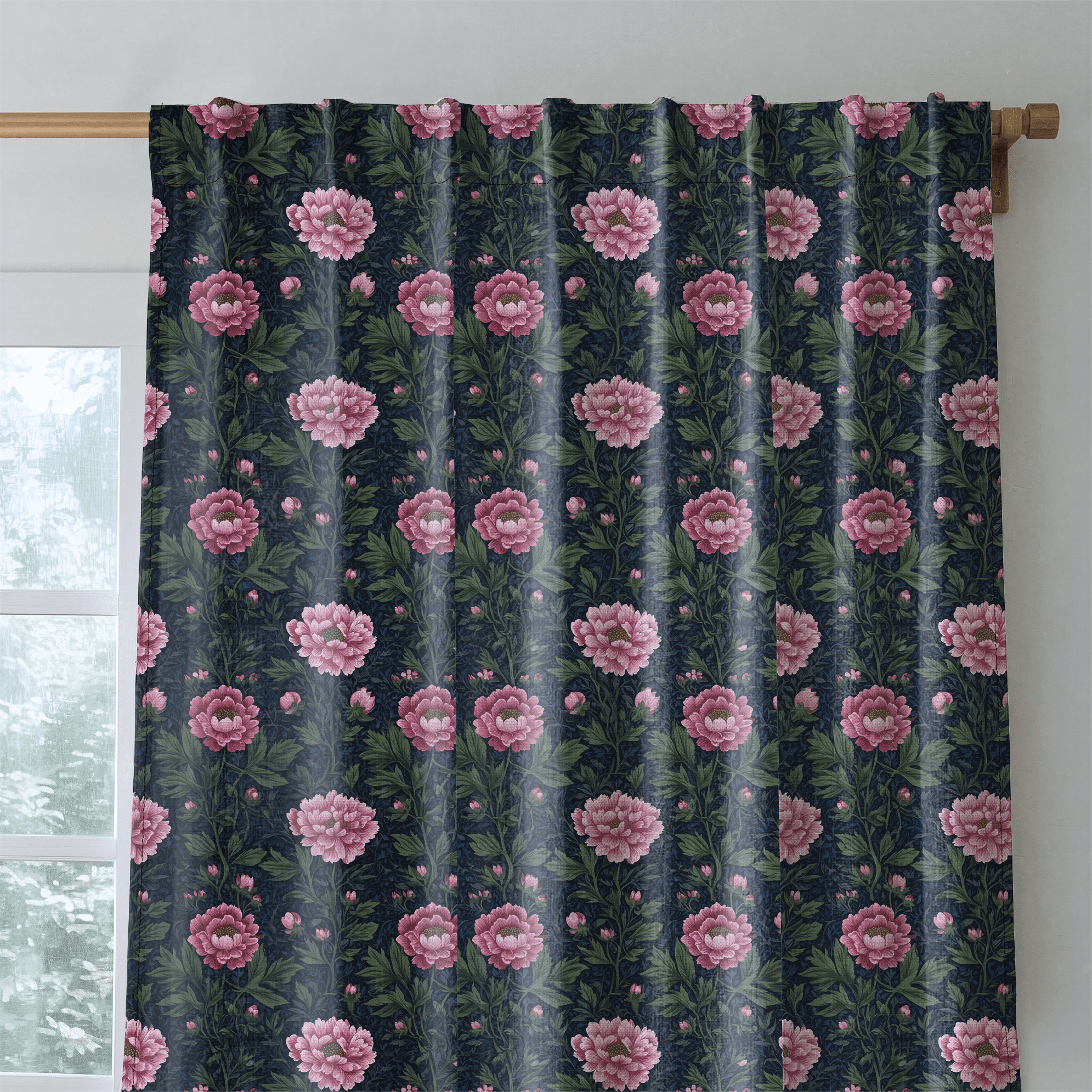 Camellia Vail - Drapery - Benton Lane Home - Lemon Park