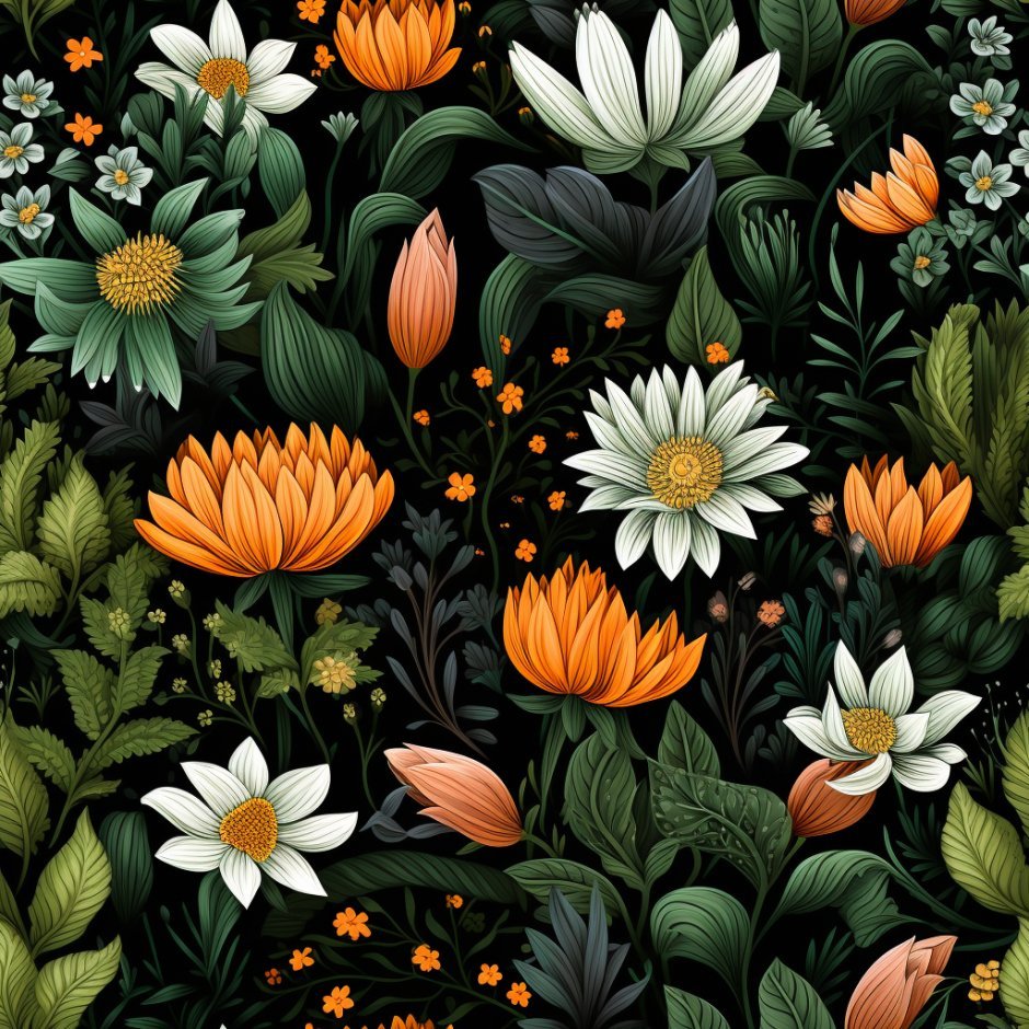 Cami Floral Wallpaper - Benton Lane Home - Painted Paper