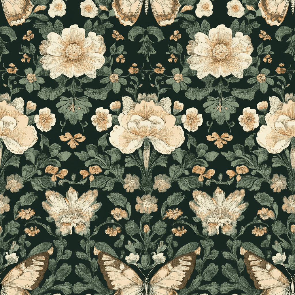 Camila Wallpaper - Benton Lane Home - Painted Paper