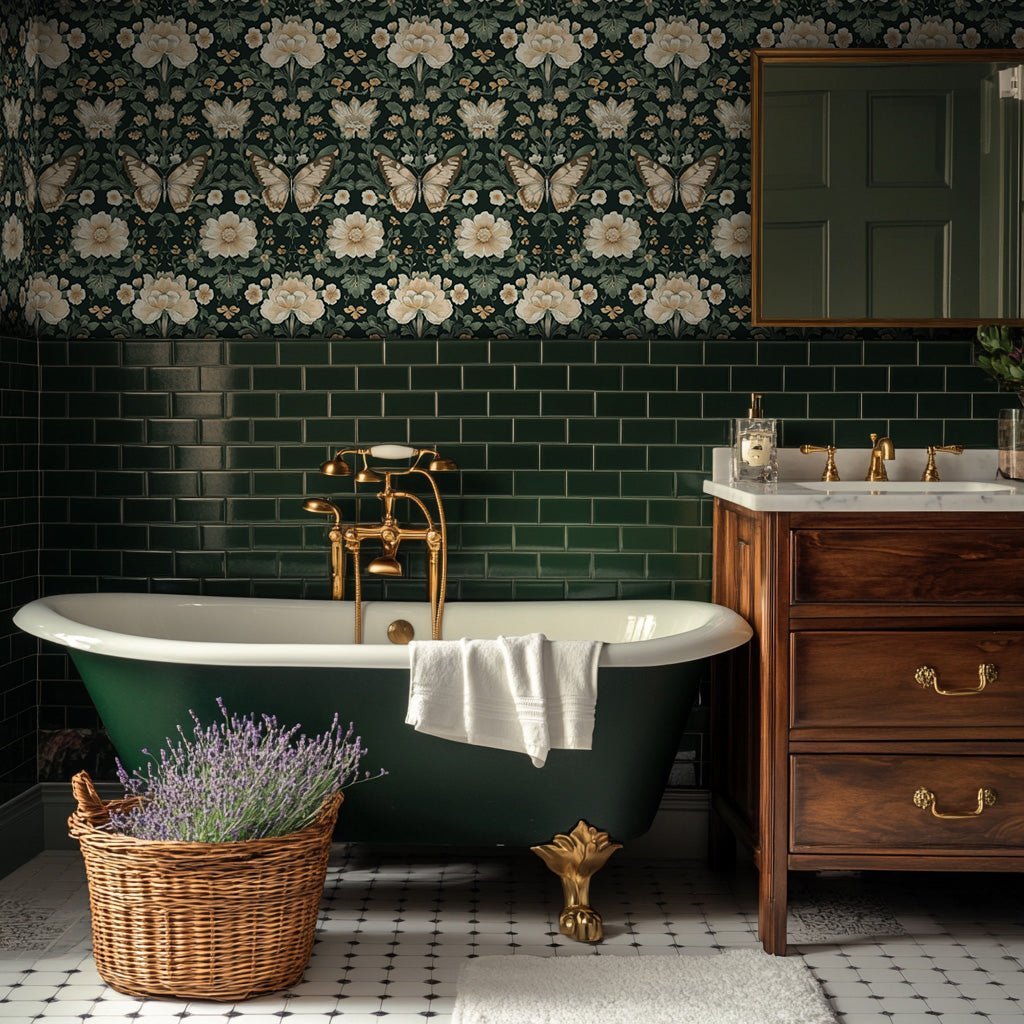 Camila Wallpaper - Benton Lane Home - Painted Paper