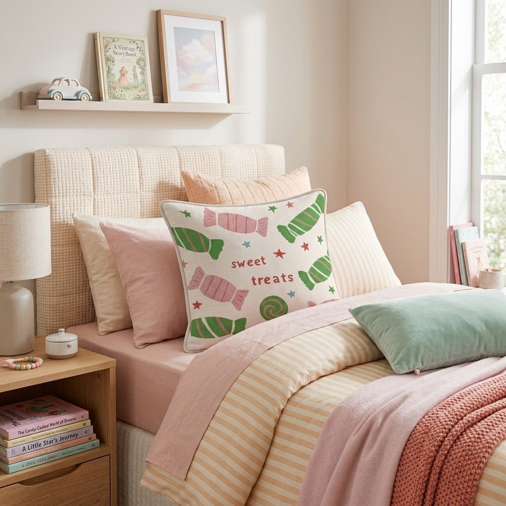 Candy Throw Pillow - Benton Lane Home - Hillcroft Home