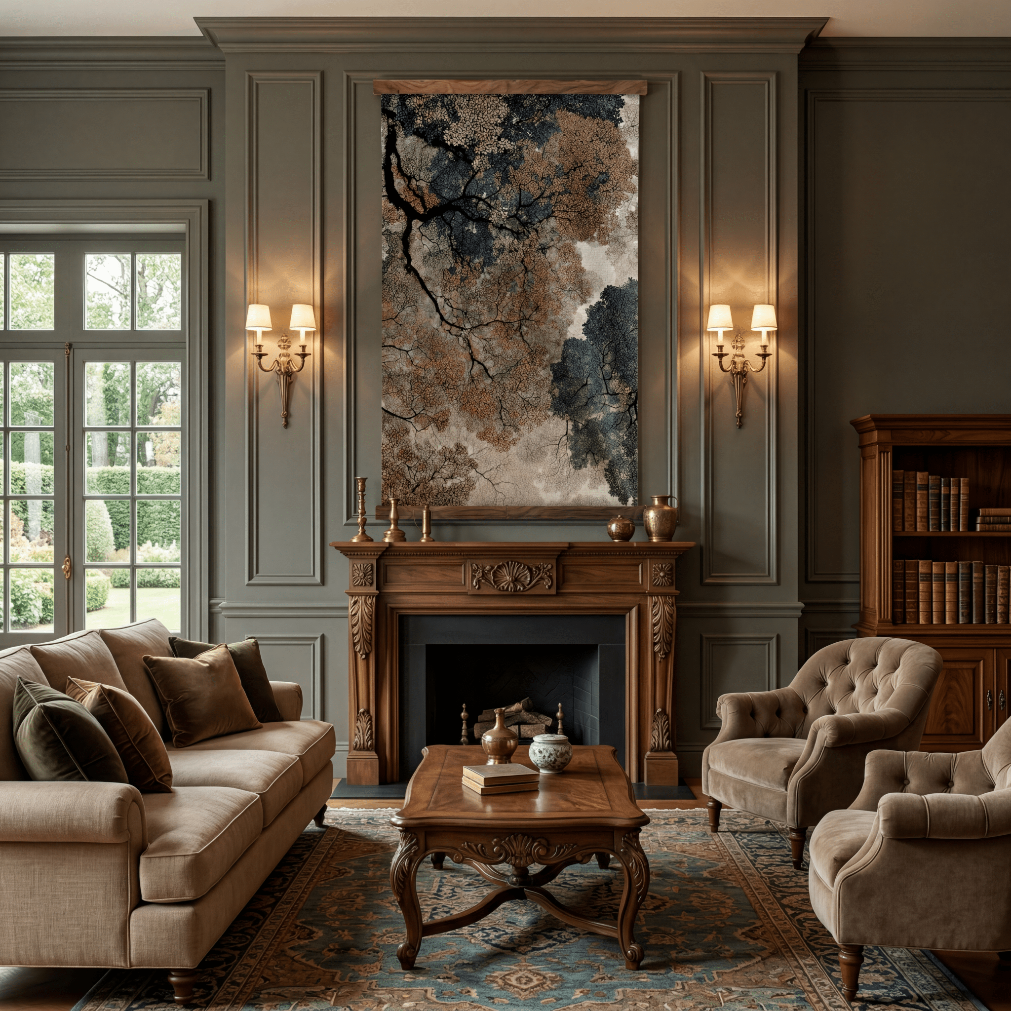 Canopy View - Tapestry - Benton Lane Home - Painted Paper