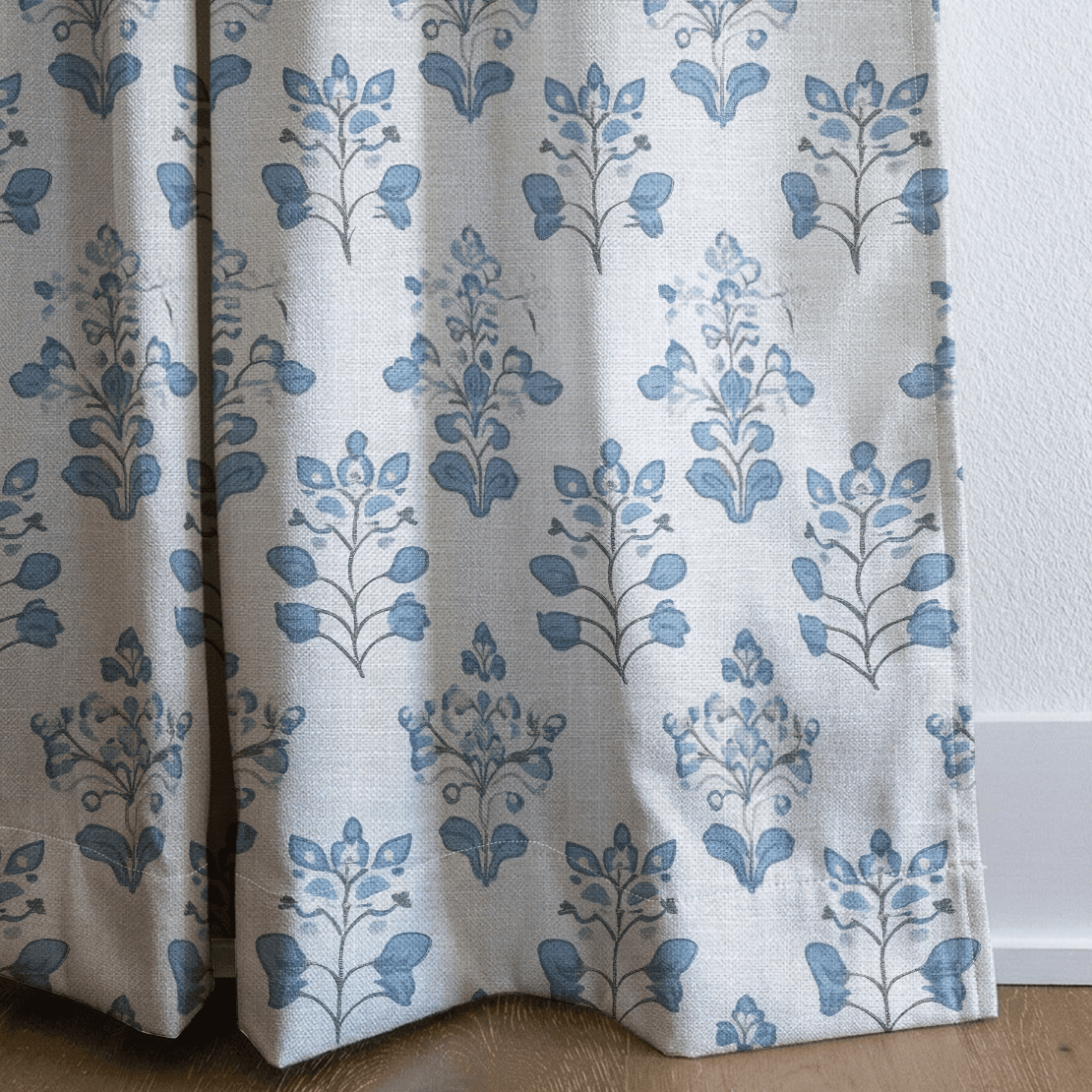 Capri Blue - Drapery - Benton Lane Home - Lemon Park