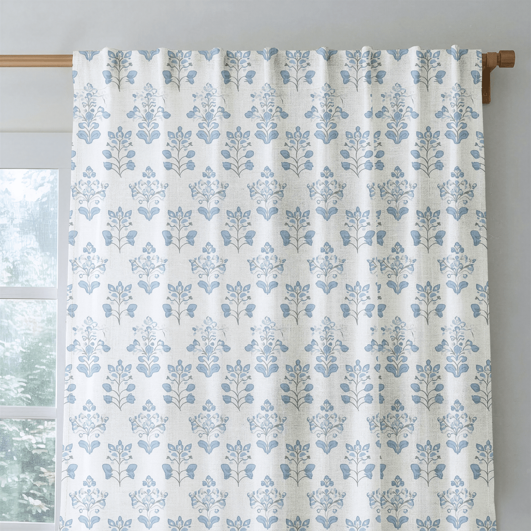 Capri Blue - Drapery - Benton Lane Home - Lemon Park