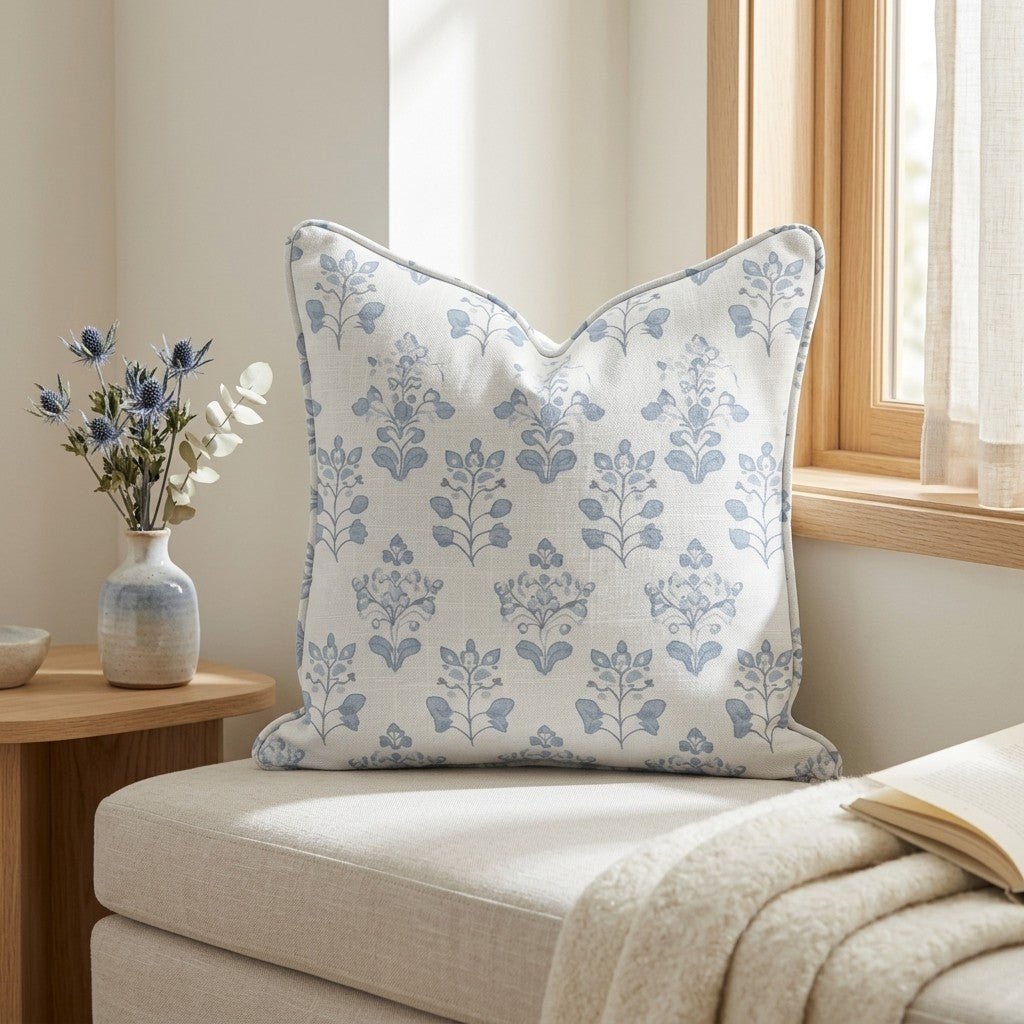 Capri Blue Throw Pillow - Benton Lane Home - Lemon Park