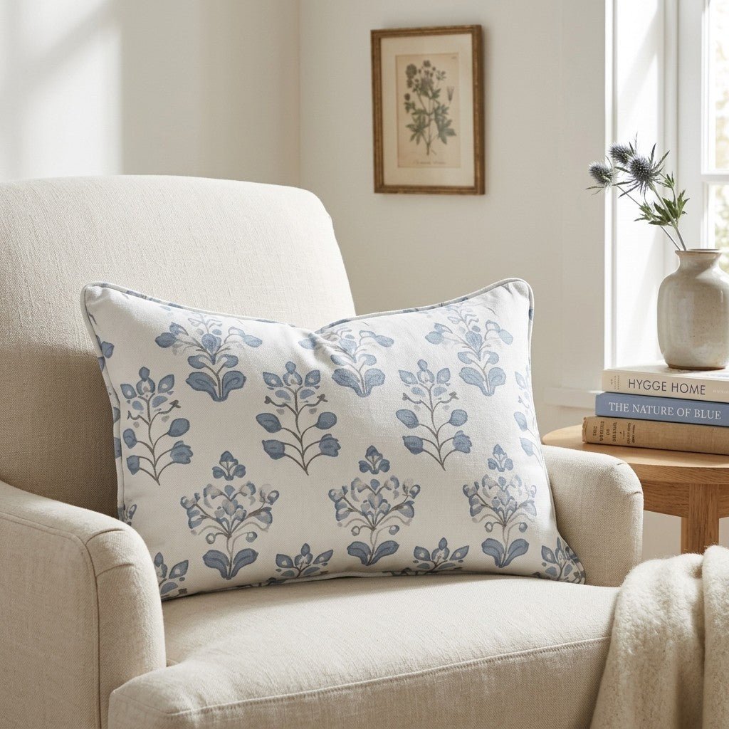 Capri Blue Throw Pillow - Benton Lane Home - Lemon Park