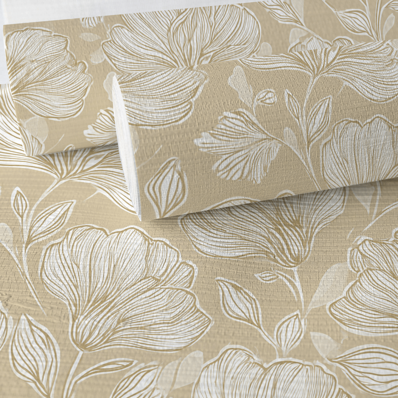 Caramel Threads Faux Grasscloth Wallpaper - Lemon Park