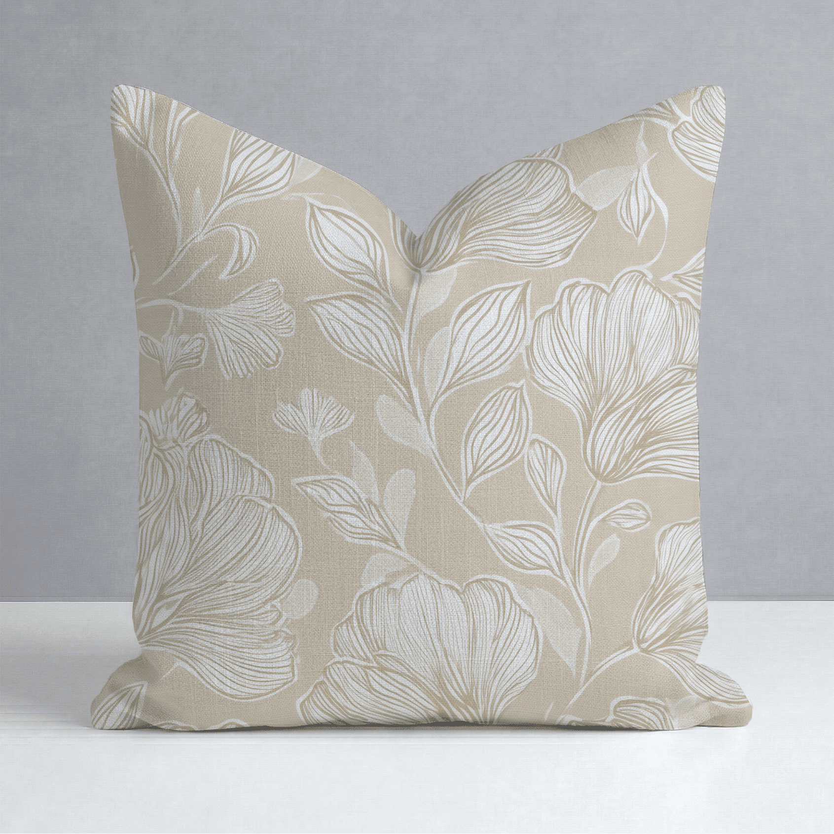 Caramel Threads Throw Pillow - Benton Lane Home - Lemon Park