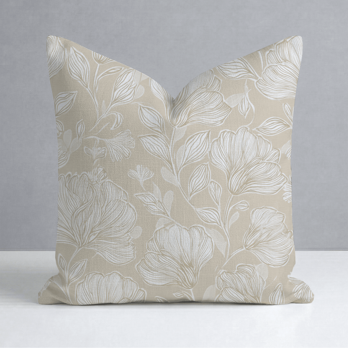 Caramel Threads Throw Pillow - Lemon Park