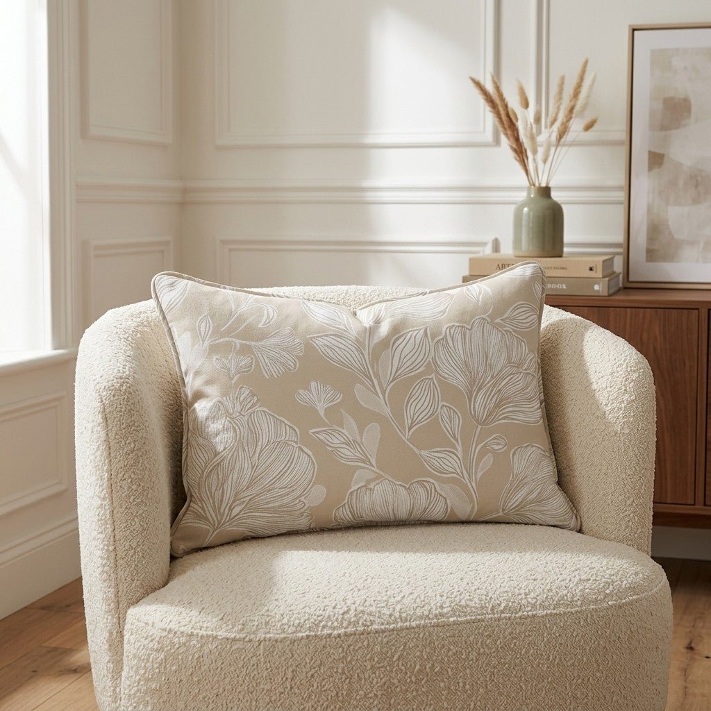 Caramel Threads Throw Pillow - Benton Lane Home - Lemon Park