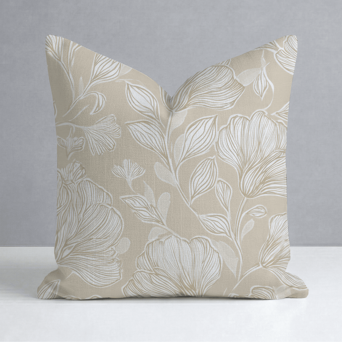 Caramel Threads Throw Pillow - Lemon Park