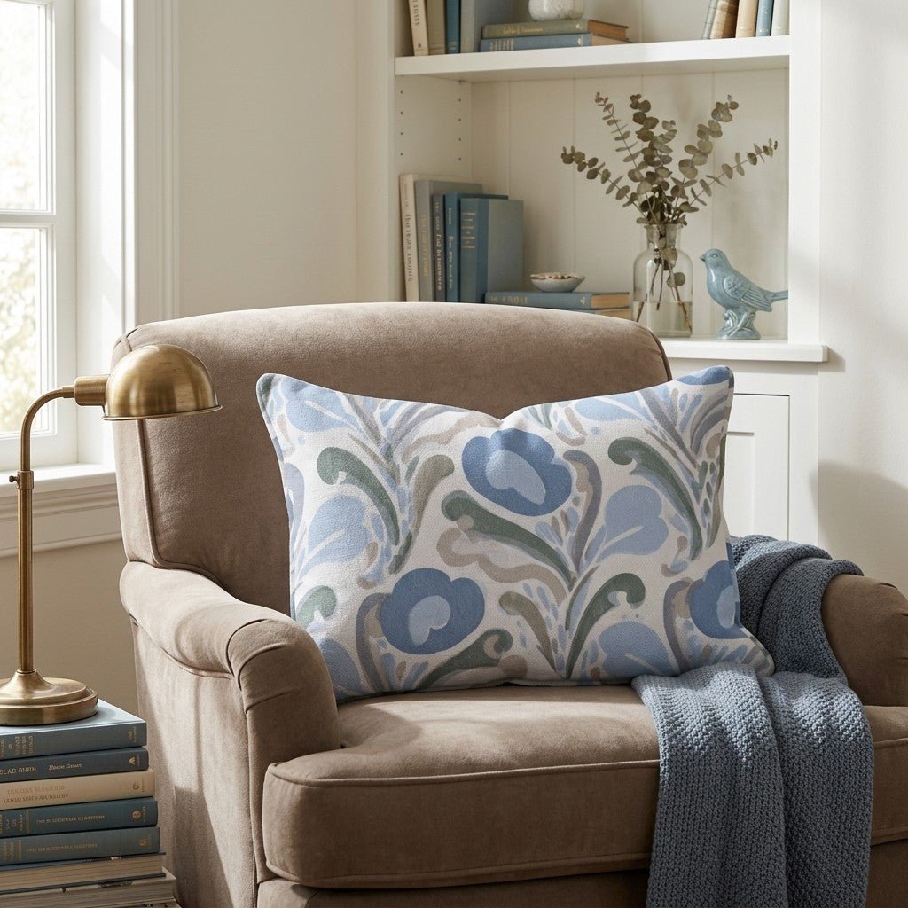 Carousel Bloom Four Throw Pillow - Hillcroft Home