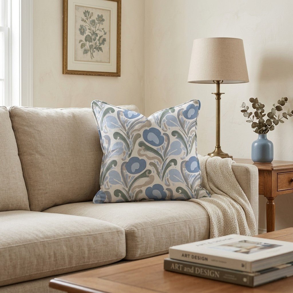 Carousel Bloom Four Throw Pillow - Benton Lane Home - Hillcroft Home