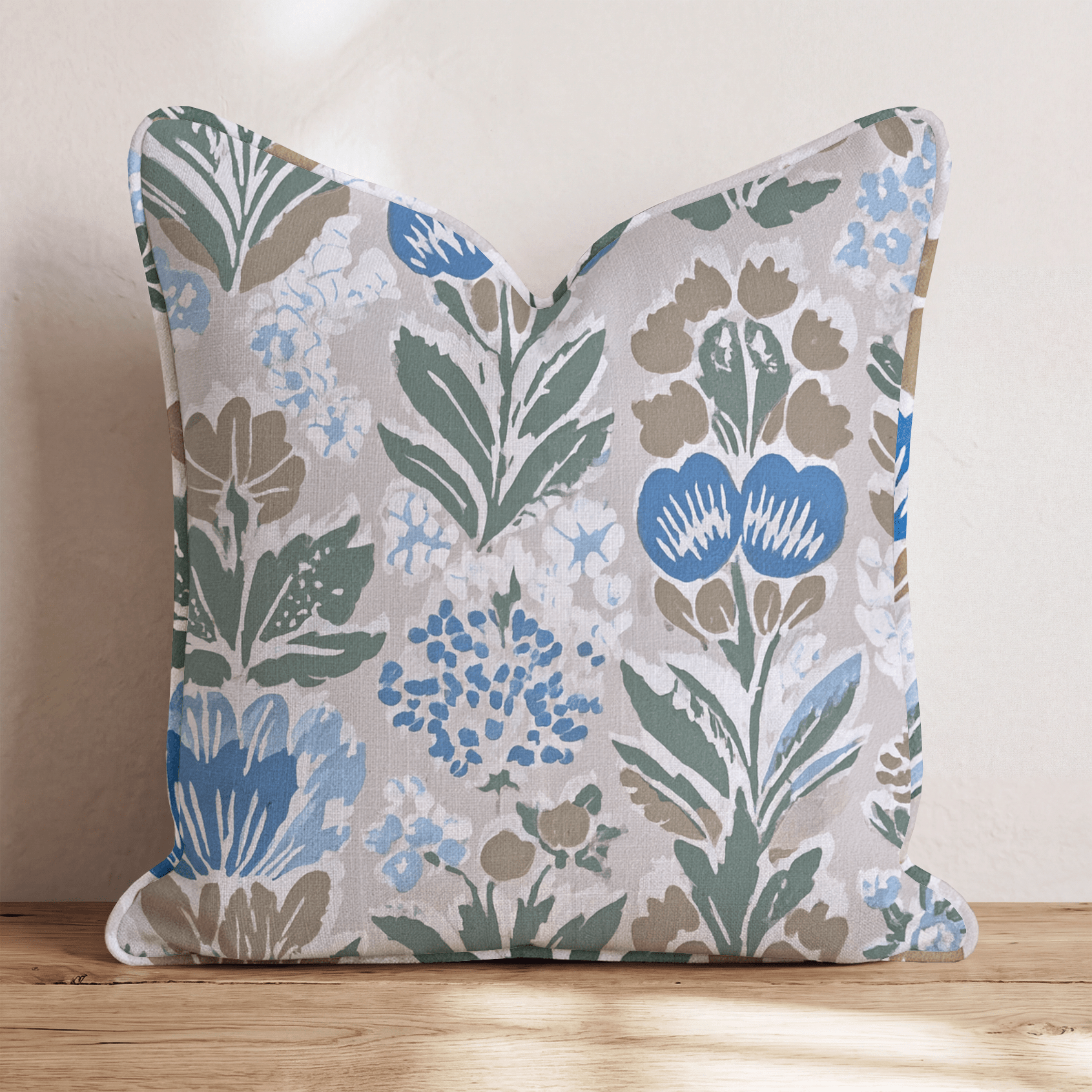 Carousel Bloom Two Throw Pillow - Benton Lane Home - Hillcroft Home