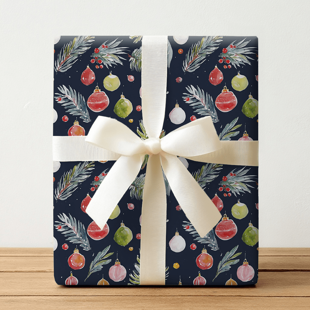 Carter Ornaments - Wrapping Paper - Benton Lane Home - Lemon Park