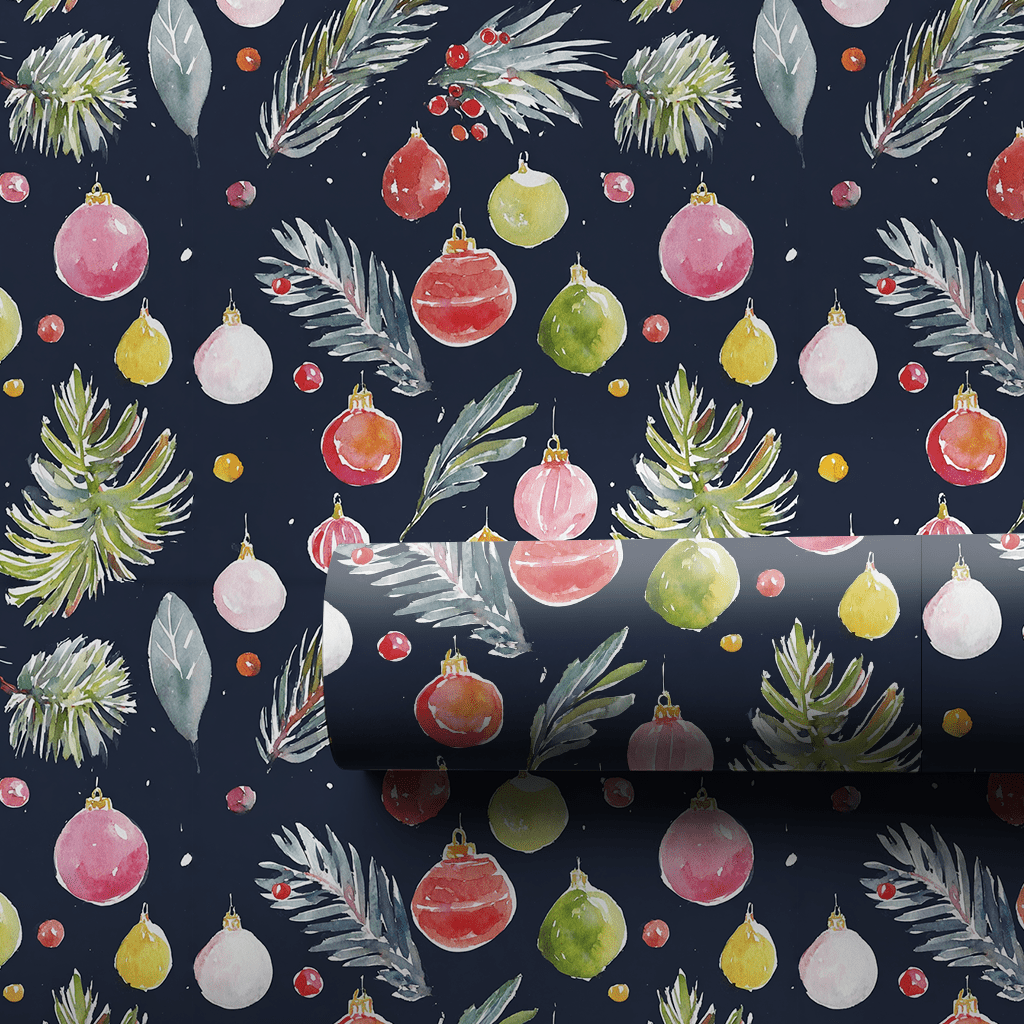 Carter Ornaments - Wrapping Paper - Benton Lane Home - Lemon Park