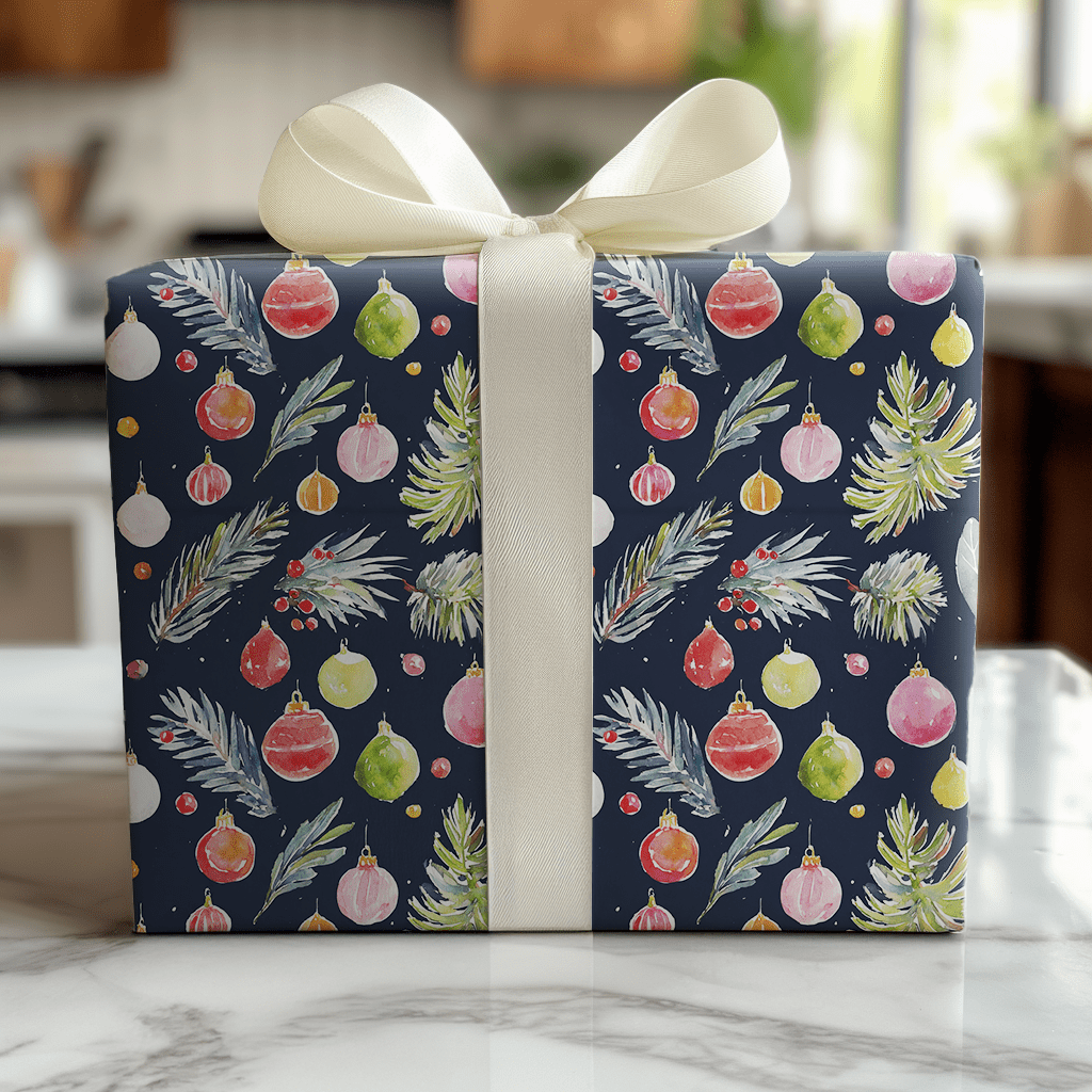 Carter Ornaments - Wrapping Paper - Benton Lane Home - Lemon Park