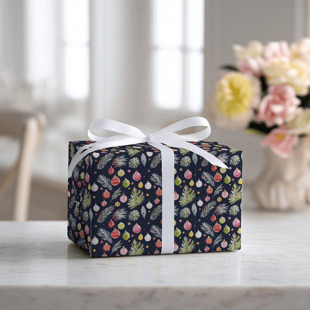 Carter Ornaments - Wrapping Paper - Benton Lane Home - Lemon Park