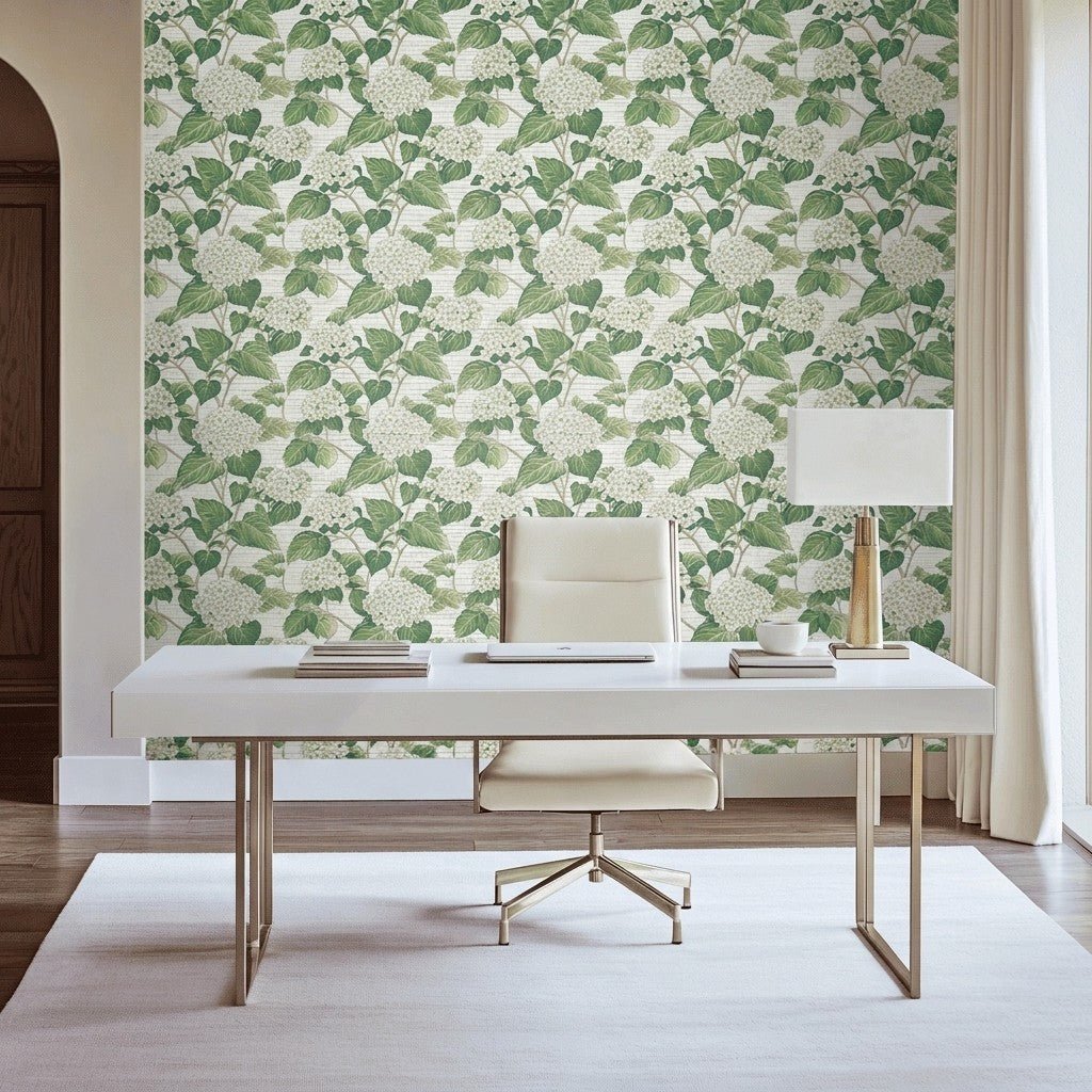 Cassie Faux Grasscloth Wallpaper - Painted Paper