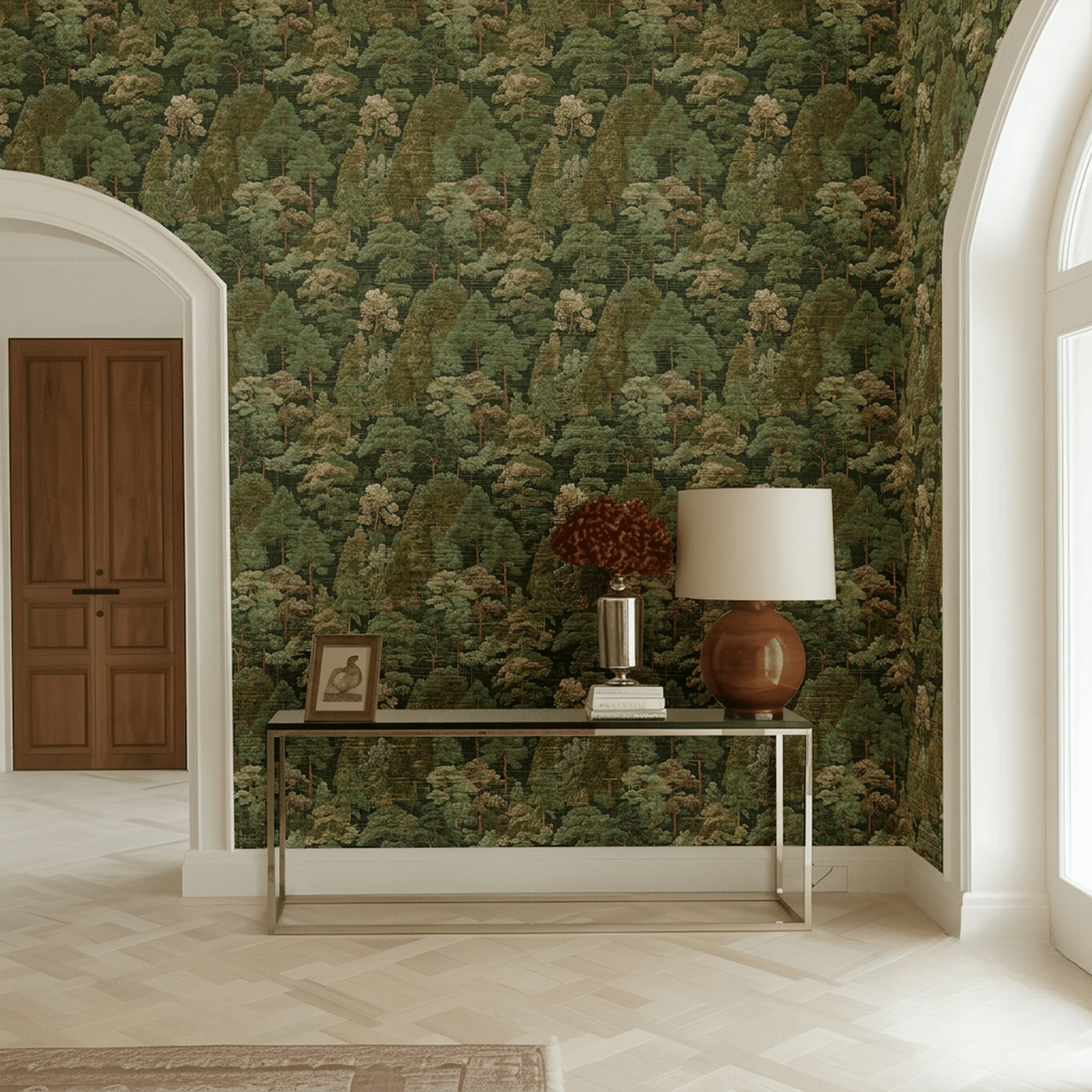 Catherine Faux Grasscloth Wallpaper - Benton Lane Home - Painted Paper