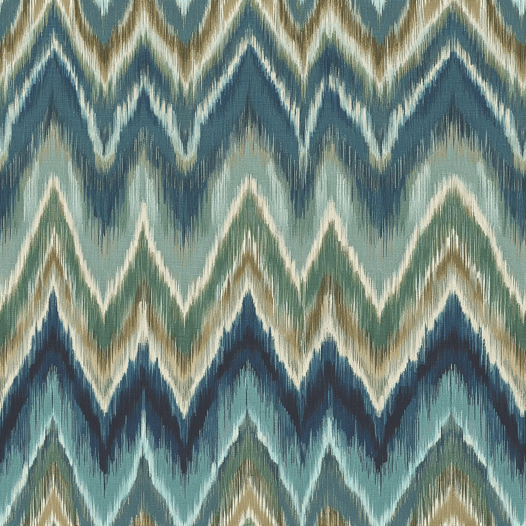 Cece - Chevron Ikat Wallpaper - Painted Paper