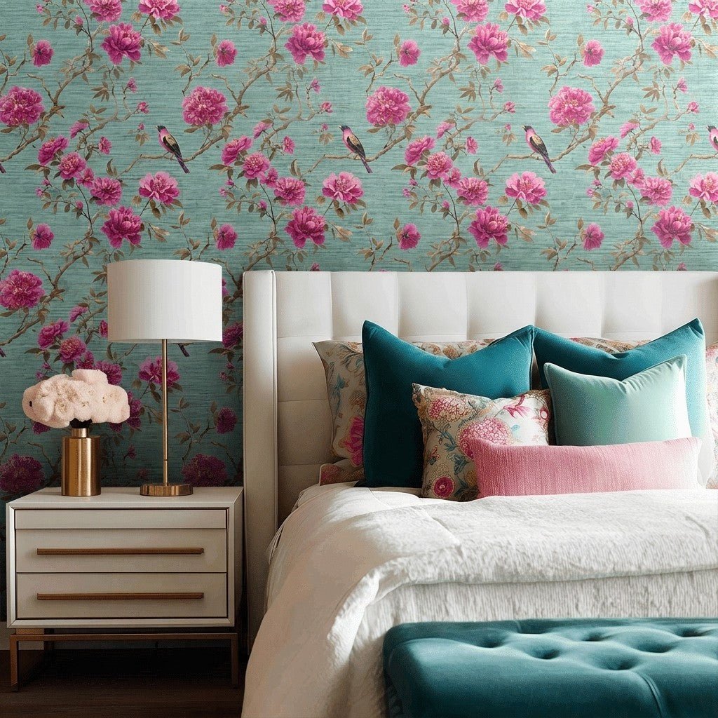 Celavine Faux Grasscloth Wallpaper - Painted Paper