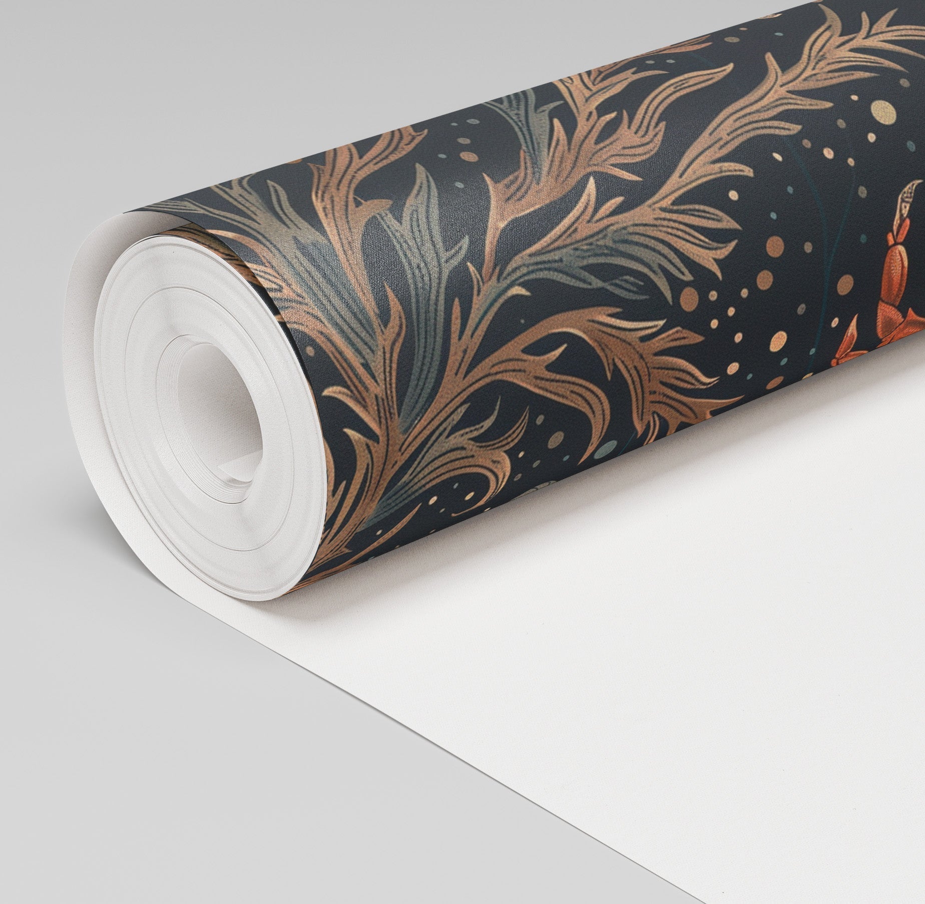 Celestial Crabs Wallpaper - Benton Lane Home - Painted Paper