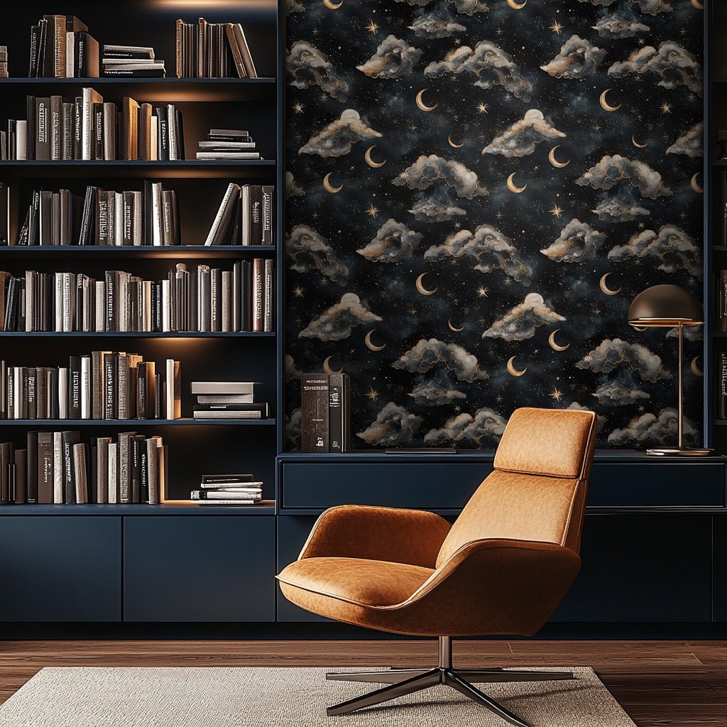 Celestial Mystique Wallpaper - Benton Lane Home - Painted Paper