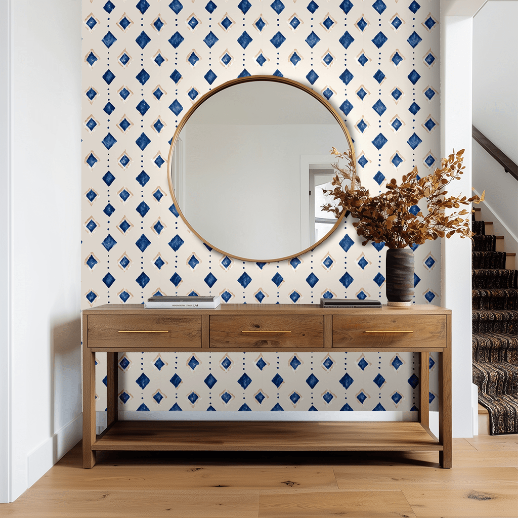 Cerula Wallpaper - Benton Lane Home - Painted Paper