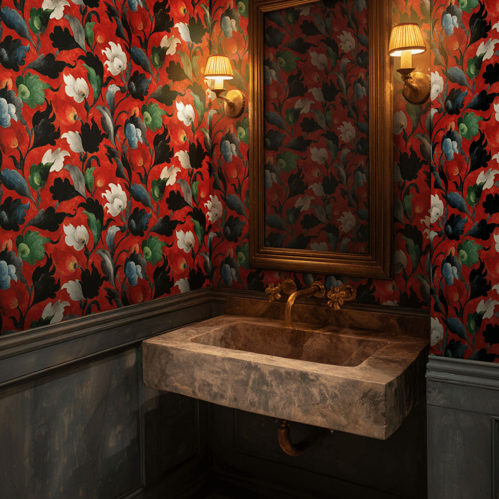 Chagall Wallpaper - Benton Lane Home - Painted Paper