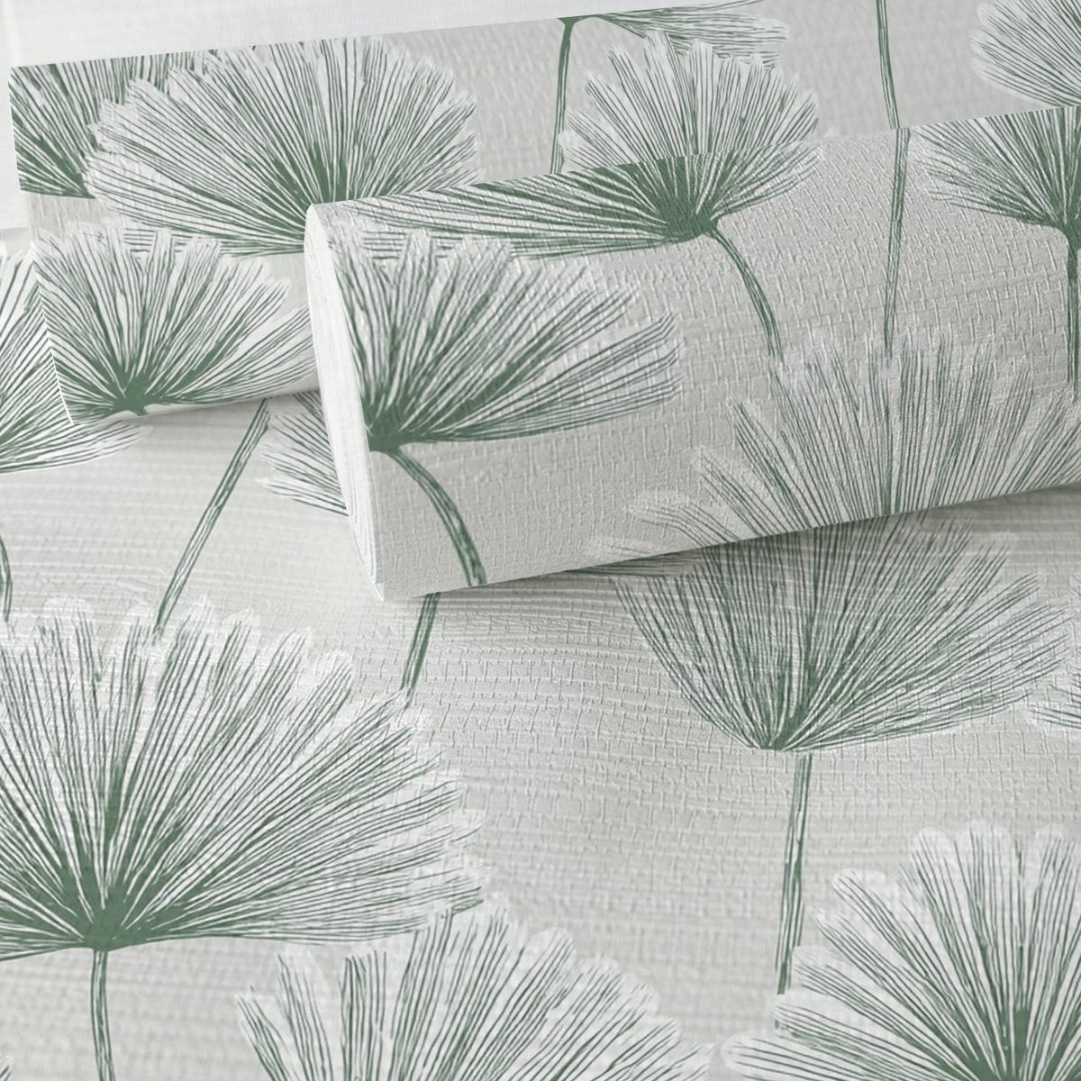 Chamomile Faux Grasscloth Wallpaper - Lemon Park