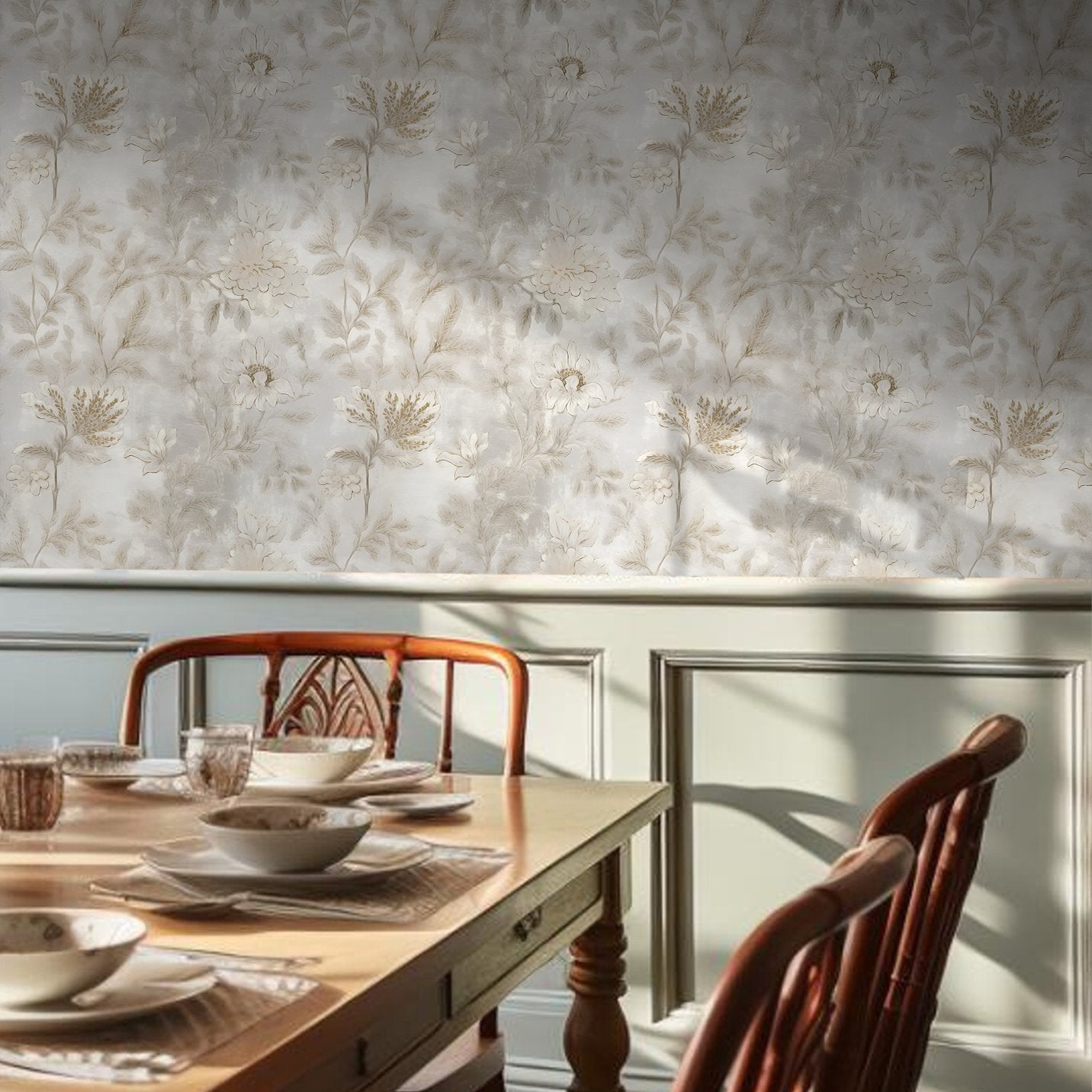 Charla Wallpaper - Benton Lane Home - Painted Paper