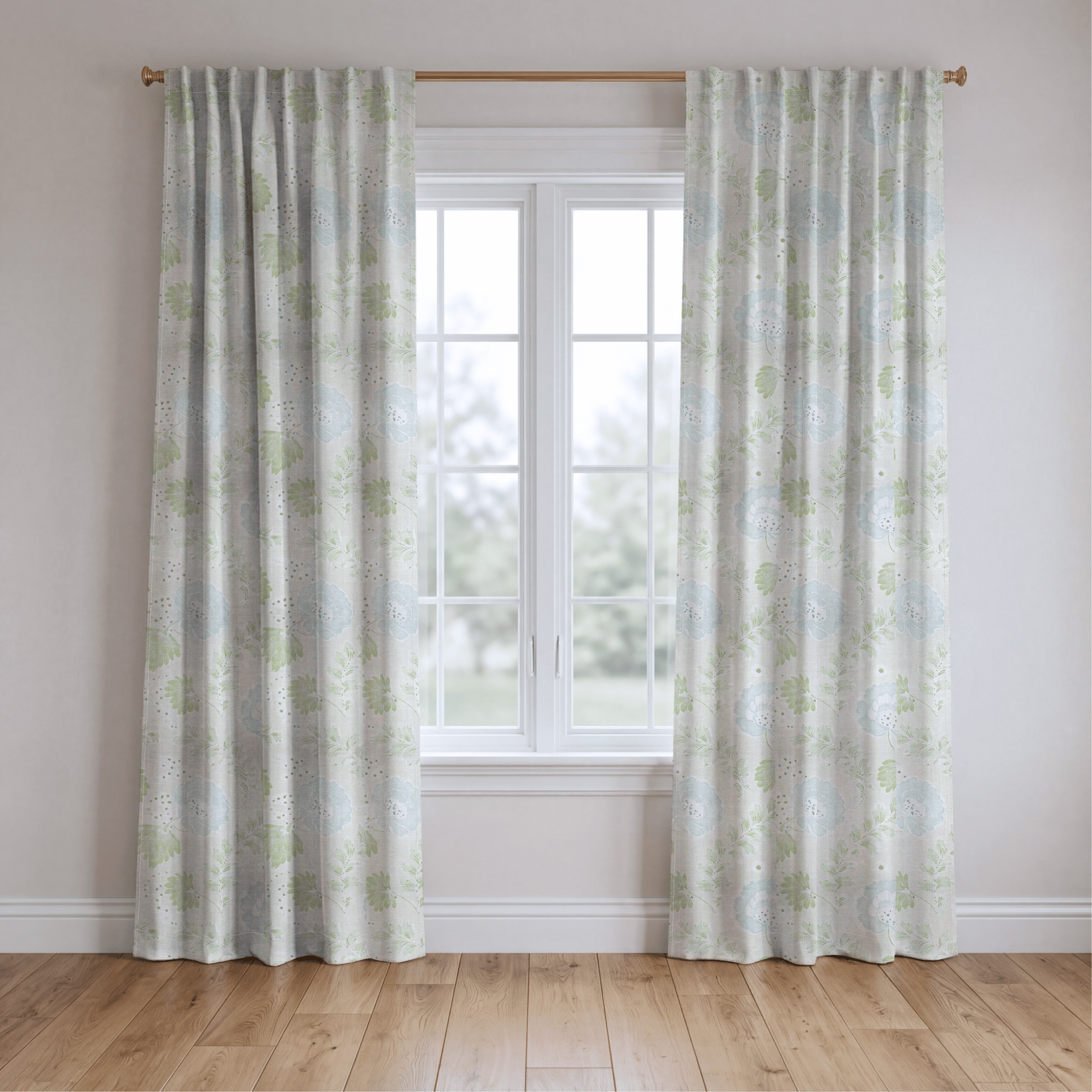 Charleston Mist - Drapery - Benton Lane Home - Lemon Park