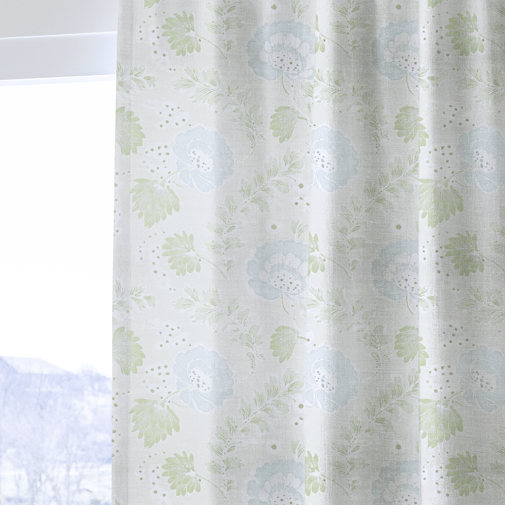 Charleston Mist - Drapery - Benton Lane Home - Lemon Park