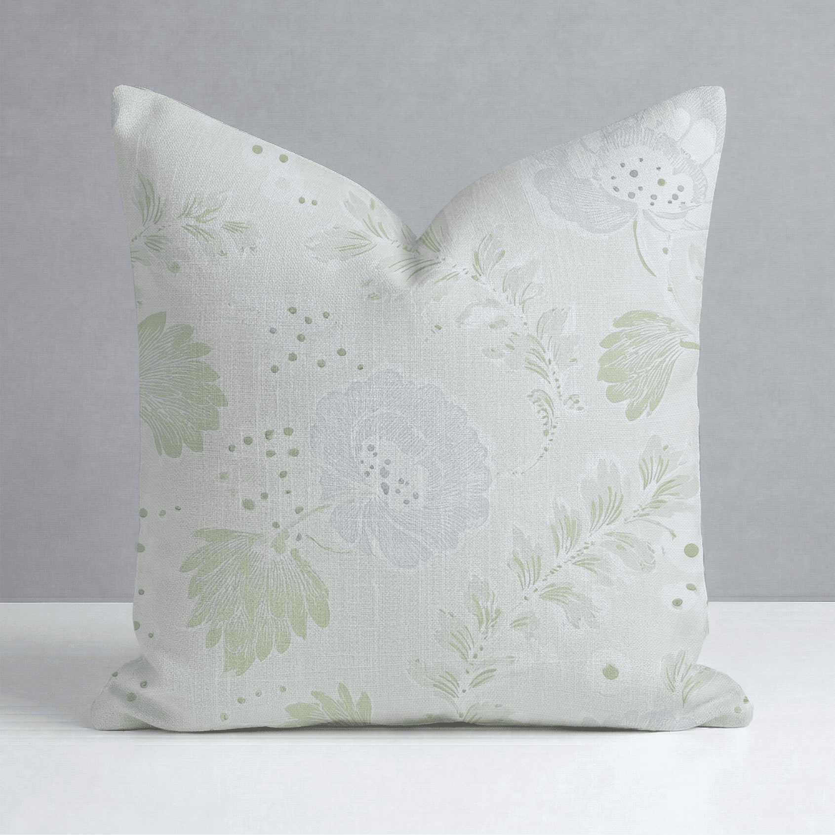 Charleston Mist Throw Pillow - Benton Lane Home - Lemon Park