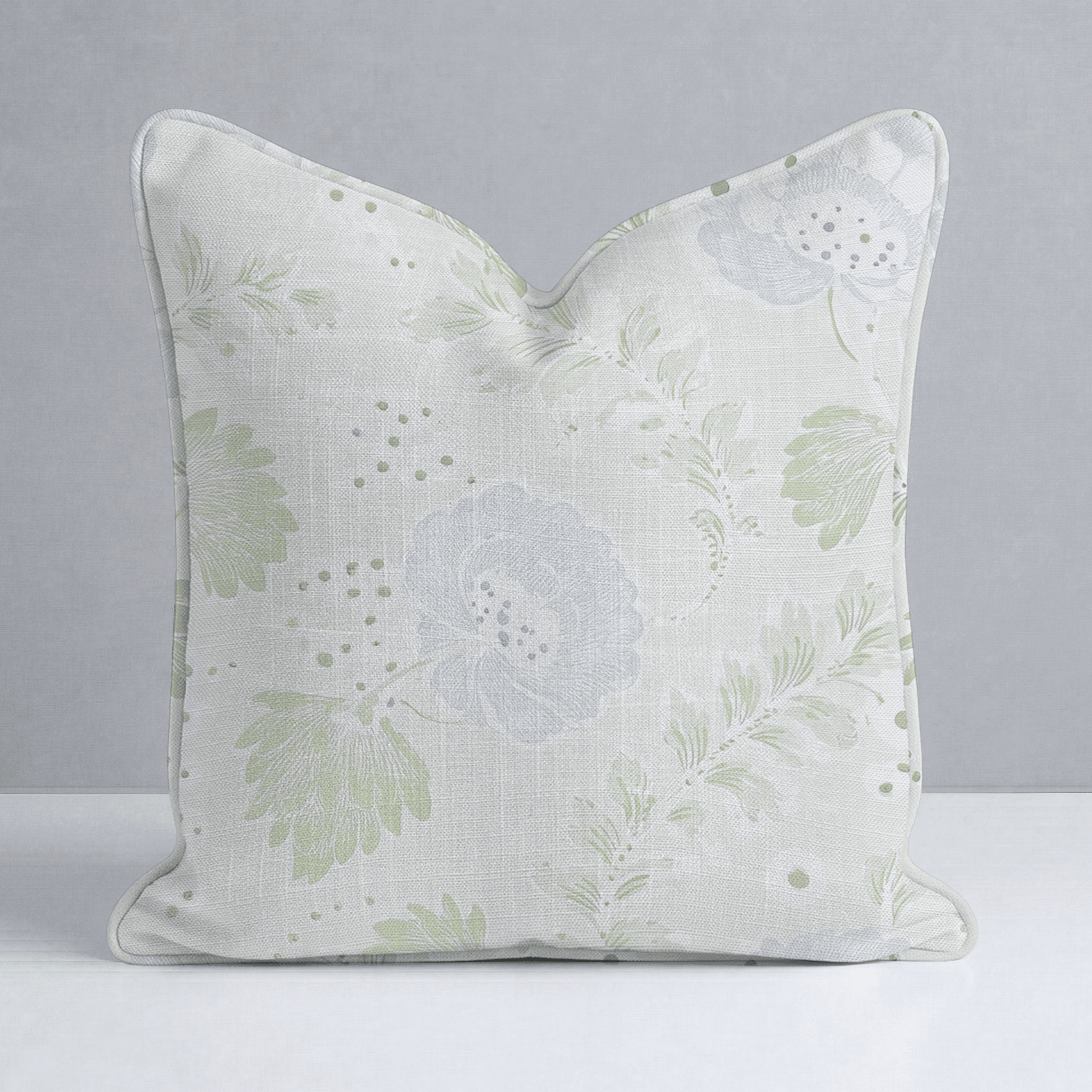 Charleston Mist Throw Pillow - Benton Lane Home - Lemon Park