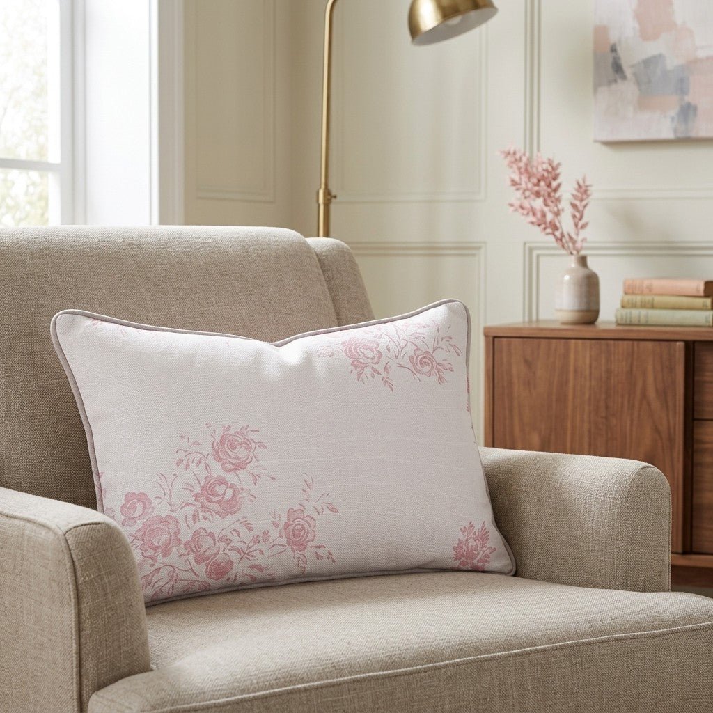 Charlotte Rose Throw Pillow - Benton Lane Home - Lemon Park