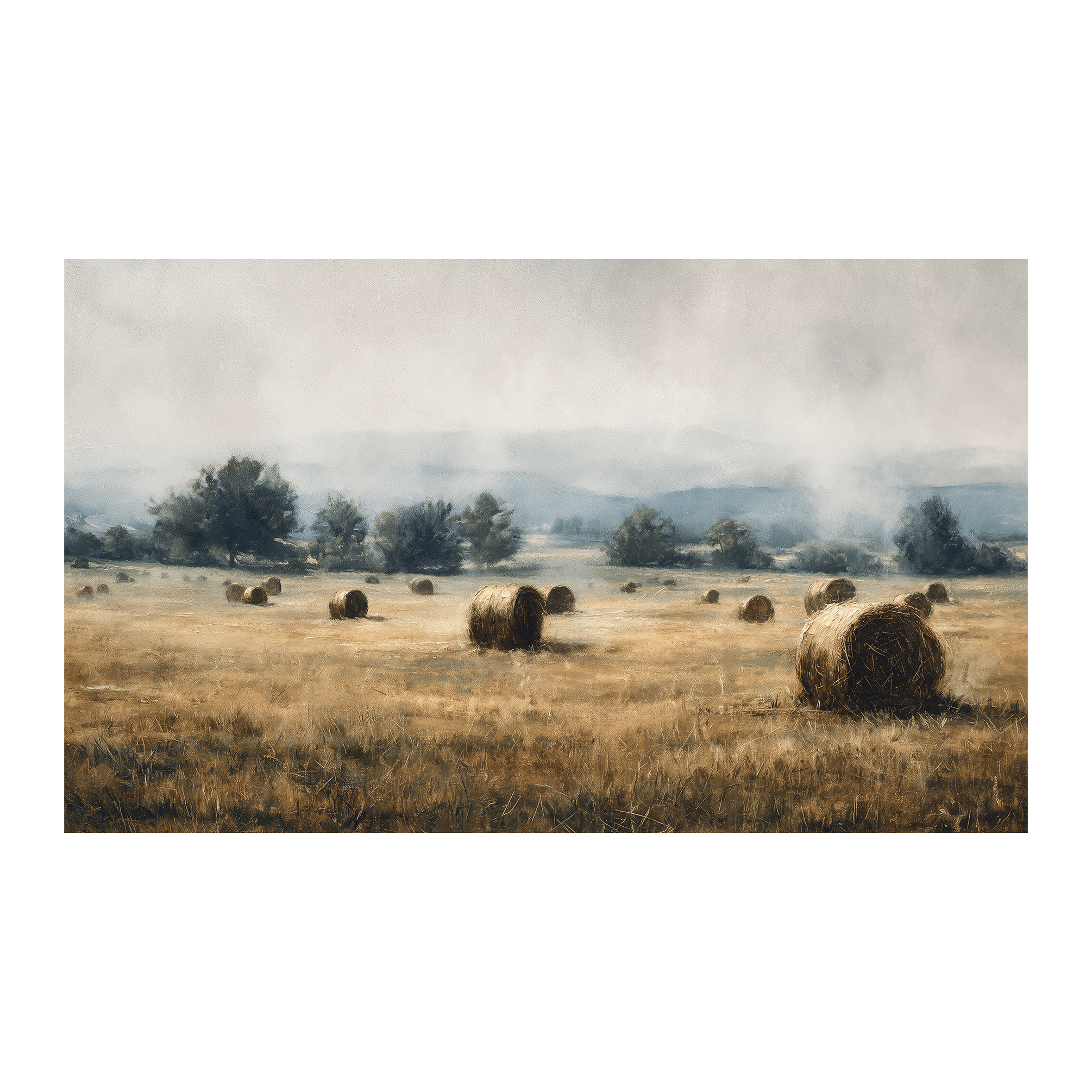 Chasing Hay Bales - Tapestry - Benton Lane Home - Painted Paper