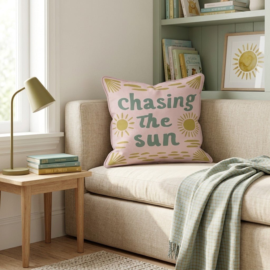 Chasing the Sun Throw Pillow - Benton Lane Home - Hillcroft Home