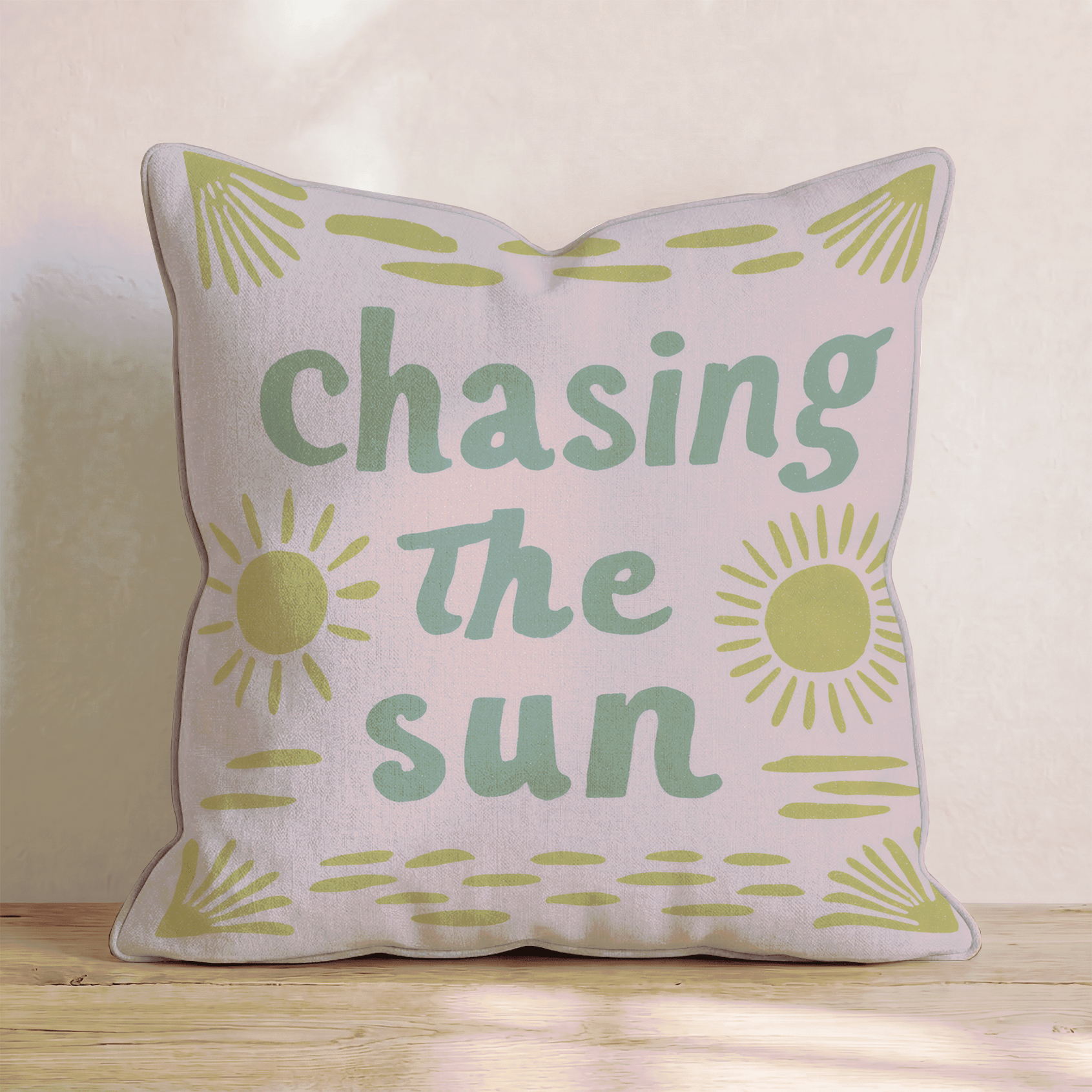 Chasing the Sun Throw Pillow - Benton Lane Home - Hillcroft Home
