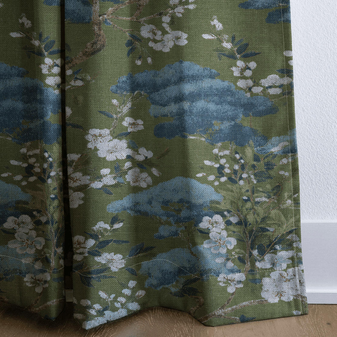 Chateau Green - Drapery - Benton Lane Home - Lemon Park