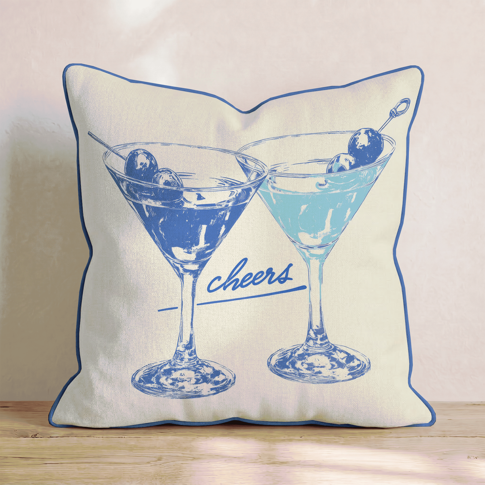 Cheers Throw Pillow - Benton Lane Home - Hillcroft Home