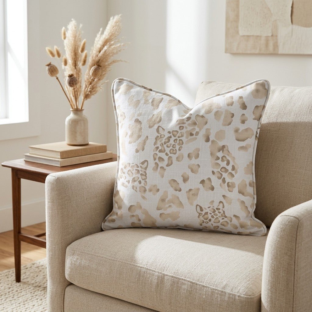 Cheetah Charm Throw Pillow - Benton Lane Home - Lemon Park