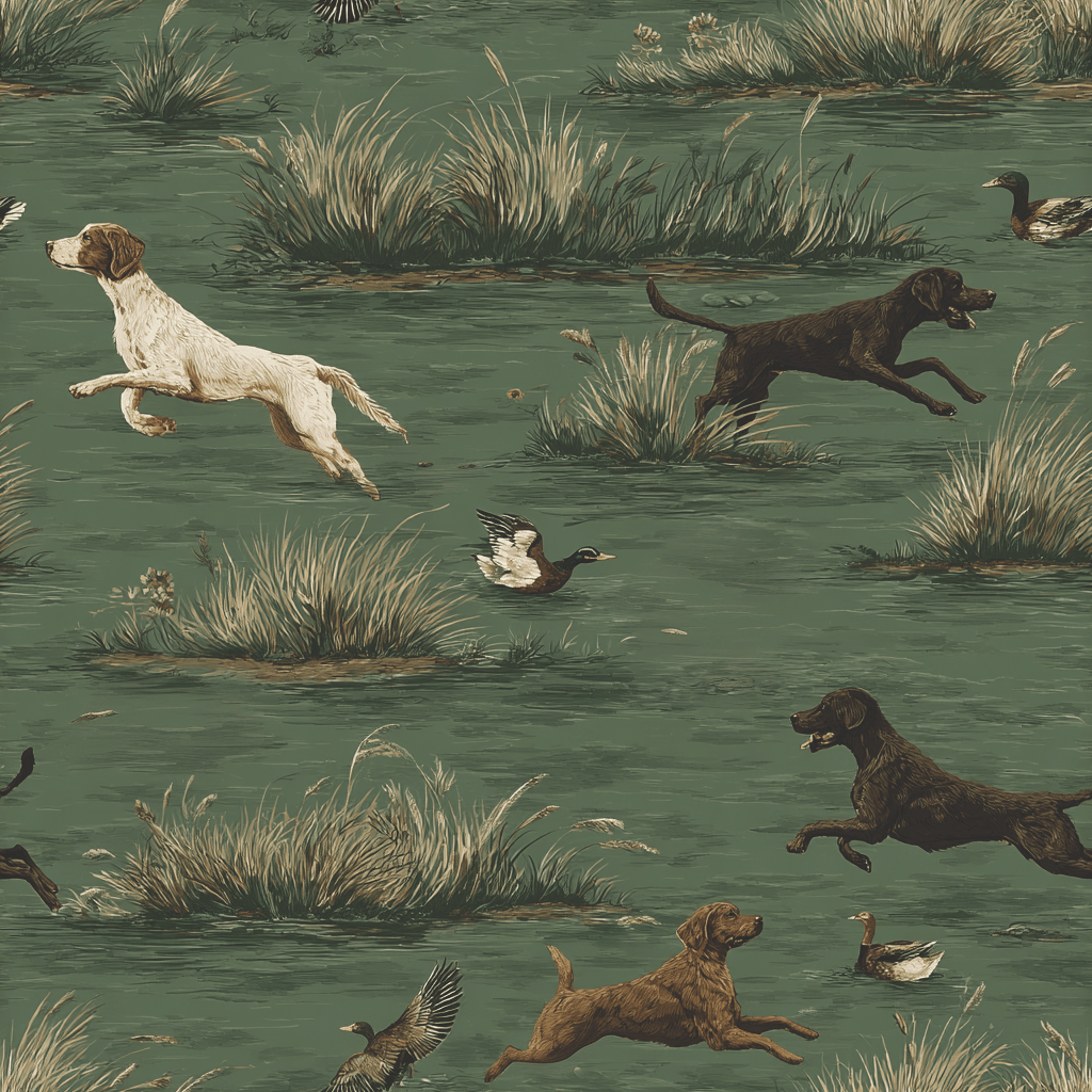 Chip & Retrieve Wallpaper - Painted Paper