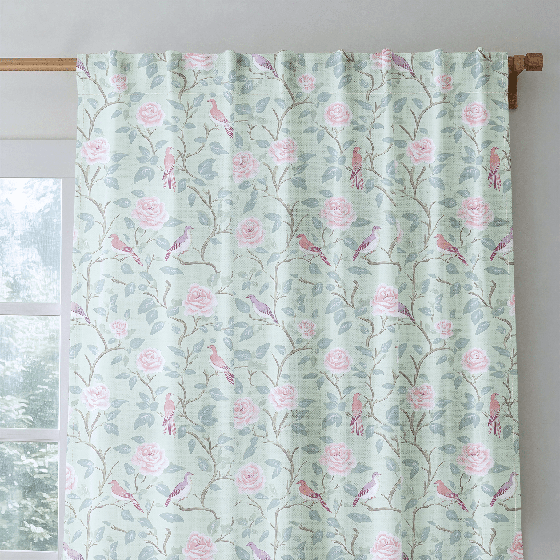 Chirp Charm - Drapery - Benton Lane Home - Lemon Park