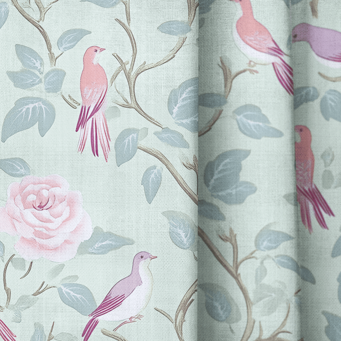 Chirp Charm - Drapery - Benton Lane Home - Lemon Park